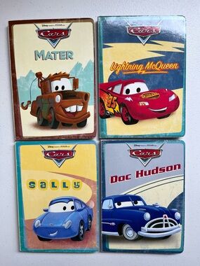 Vintage 2006 Disney Cars Book Set - Lightning McQueen Kids Collection